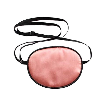 2Pcs 100% Mulberry Silk Eye Patch for Adults - Champagne and Pink