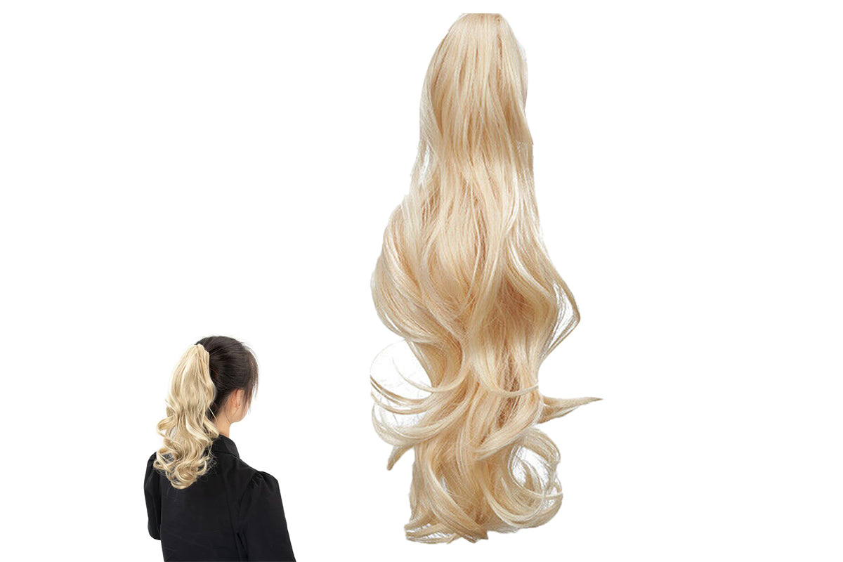 Ponytail Extension Claw Long Curly Clip in Claw Hair Extension Natural Looking Hairpiece for Women-Style 5
