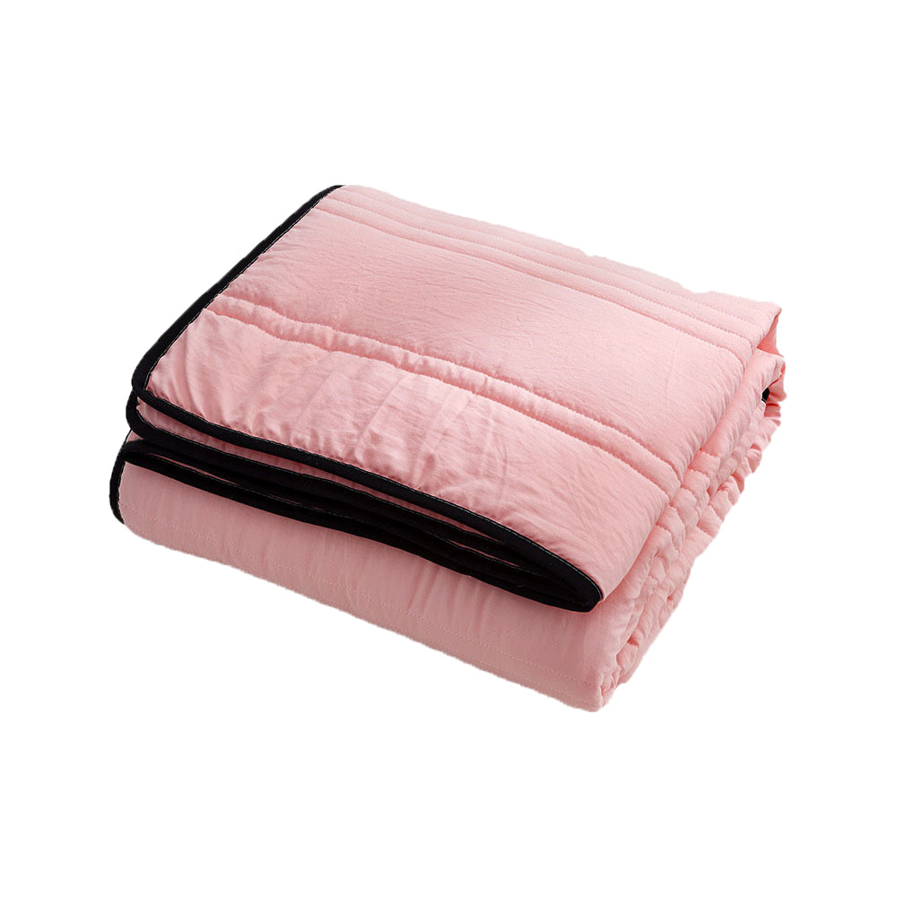 Summer Blankets Air Condition Comfort Lightweight Thin Quilt Pink