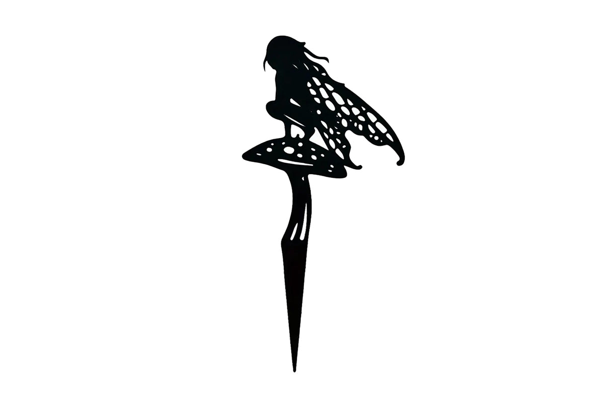 3Pcs Mixed Style Metal Fairy Stake Patio Garden Art Decoration