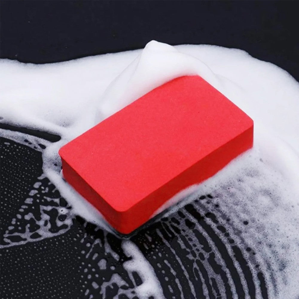 4Pcs Car Cleaning Wash Sponge Magic Clay Block Polish Pads Eraser Washer Tools