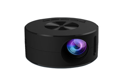 Mini Projector Portable Home Nightlight Projector Compatible with Home Bedroom-Black