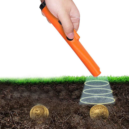 Handheld Water-resistant Metal Detector Automatic Pinpointer Orange
