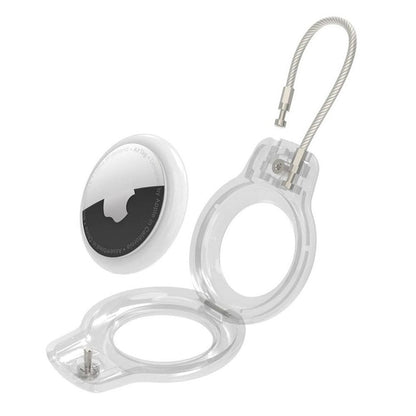 1Pc for Apple AirTag Protective Case Secure Holder - Transparent
