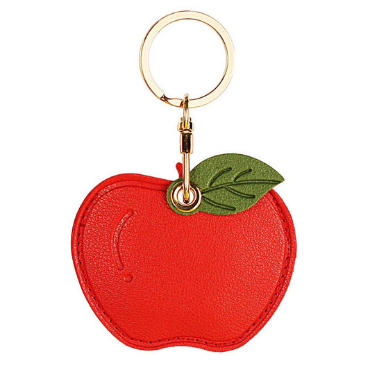 1Pc for Apple AirTag Protective Case Holder with Keychain Ring - Apple