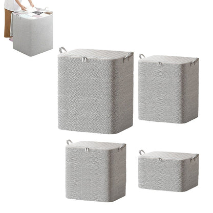 4Pcs Large Capacity Foldable Wardrobe Storage Bags Closet Organizers for Blanket Clothing Bedding Toys