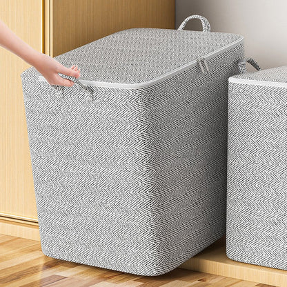 4Pcs Large Capacity Foldable Wardrobe Storage Bags Closet Organizers for Blanket Clothing Bedding Toys