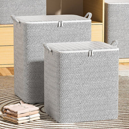 4Pcs Large Capacity Foldable Wardrobe Storage Bags Closet Organizers for Blanket Clothing Bedding Toys