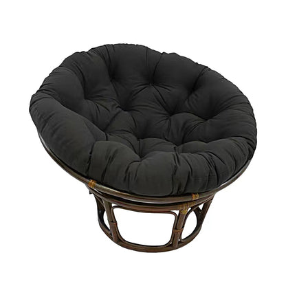 Round Chair Cushion Hanging Egg Chair Cushion Swing Chair Seat Pad Relax Cushion Black
