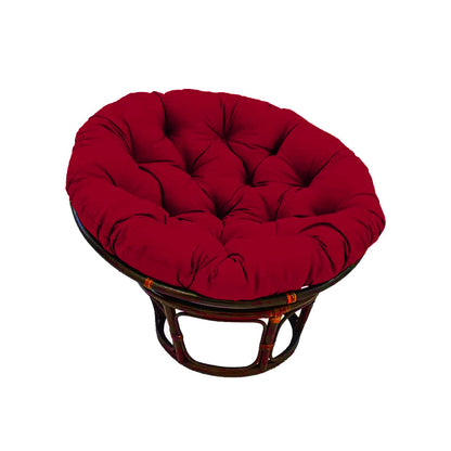 Round Chair Cushion Hanging Egg Chair Cushion Swing Chair Seat Pad Relax Cushion Wine Red