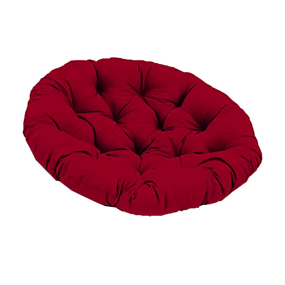 Round Chair Cushion Hanging Egg Chair Cushion Swing Chair Seat Pad Relax Cushion Wine Red