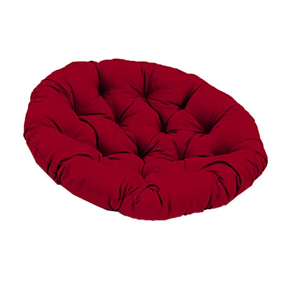 Round Chair Cushion Hanging Egg Chair Cushion Swing Chair Seat Pad Relax Cushion Wine Red