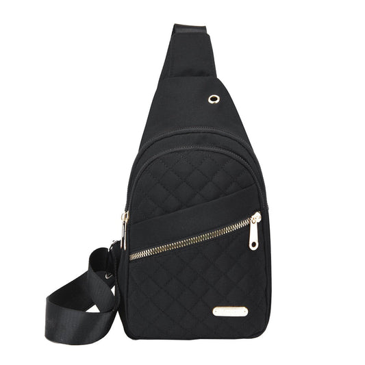 Women Chest Bag Sling Bag Crossbody Bag Shoulder Bag Black