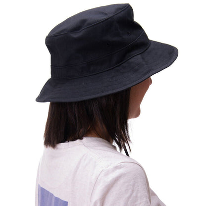 2Pcs Unisex Bucket Hat Cotton Outdoor Sun Cap Black and Pink