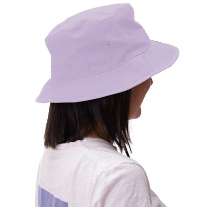 2Pcs Unisex Bucket Hat Cotton Outdoor Sun Cap Navy and Purple