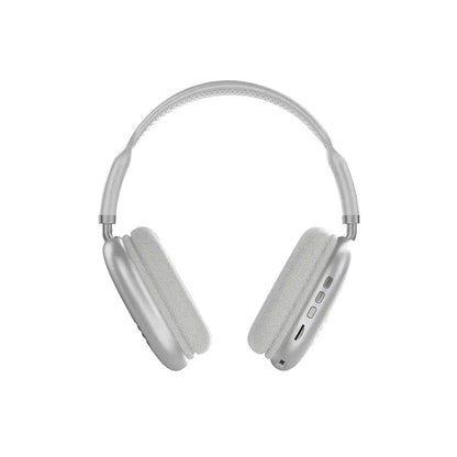 Colorful LED Wireless Headphones Bluetooth Stereo Earphones Over-Ear Headset White