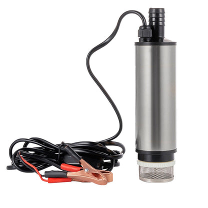 12V Stainless Steel Diesel Fuel Transfer Pump with Filter