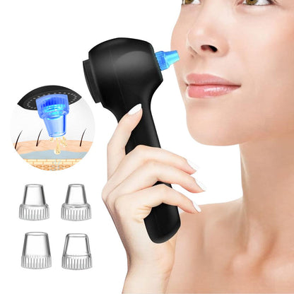 2-in-1 Rechargeable Facial Cleansing Brush LCD Display Blackhead Remover Tool