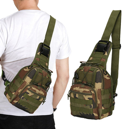 Men Tactical Chest Bag Pack Sling Messenger Shoulder Bag Sport Bag Style 2