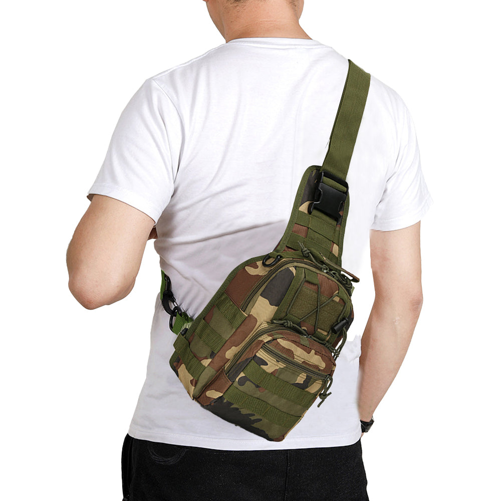Men Tactical Chest Bag Pack Sling Messenger Shoulder Bag Sport Bag Style 2