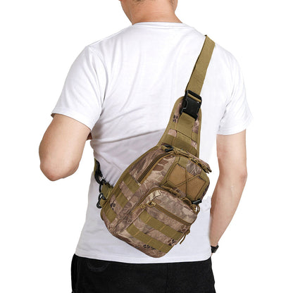 Men Tactical Chest Bag Pack Sling Messenger Shoulder Bag Sport Bag Style 5