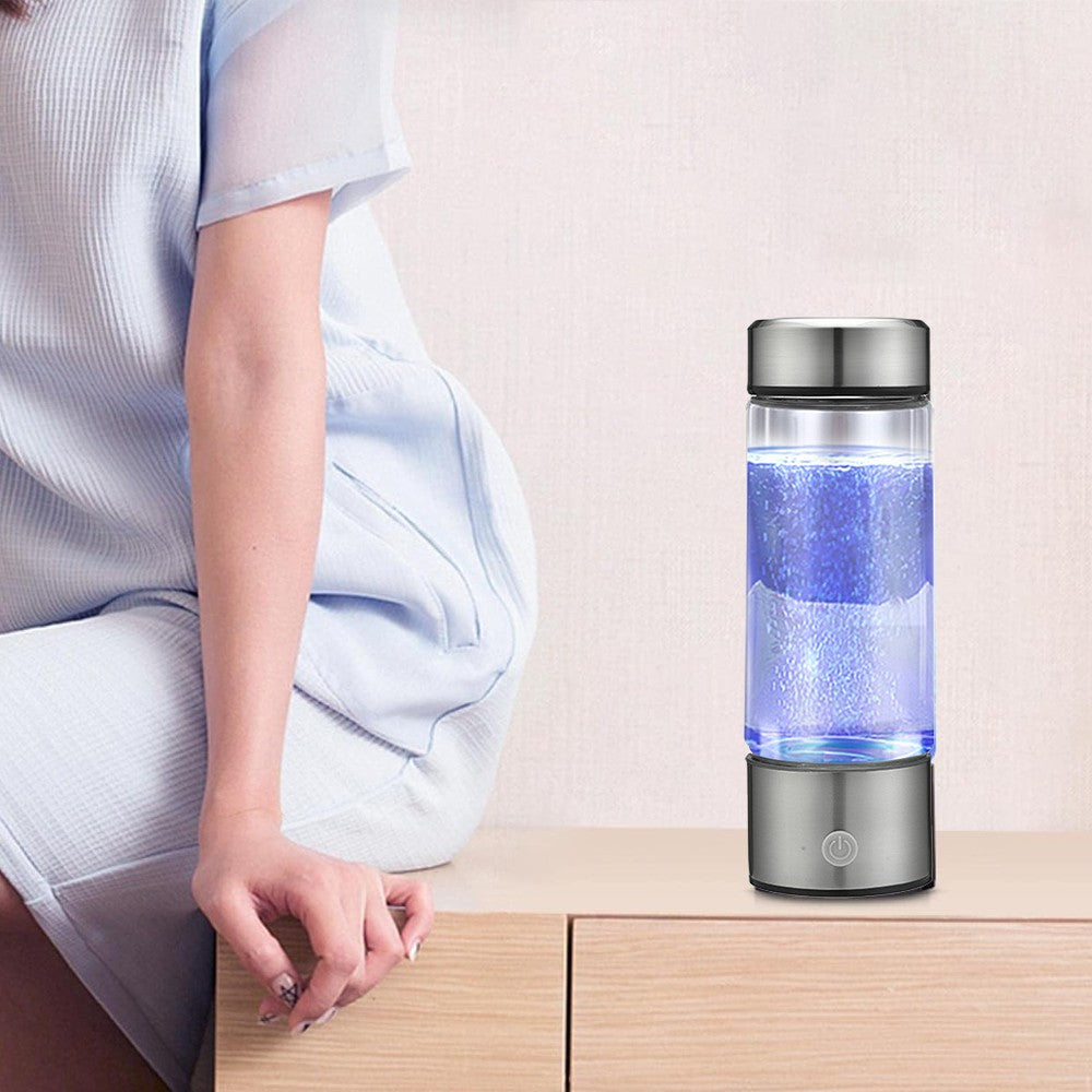 Rechargeable Hydrogen-rich Water Maker Ionizer Generator Bottle