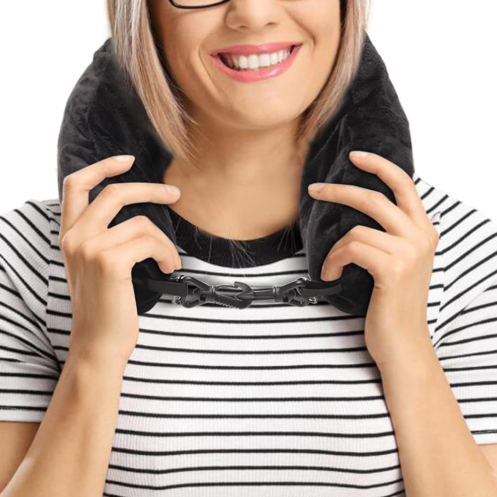 Stuffable Travel Neck Pillow Carry-On Luggage Unfilled Pillowcase Style 2