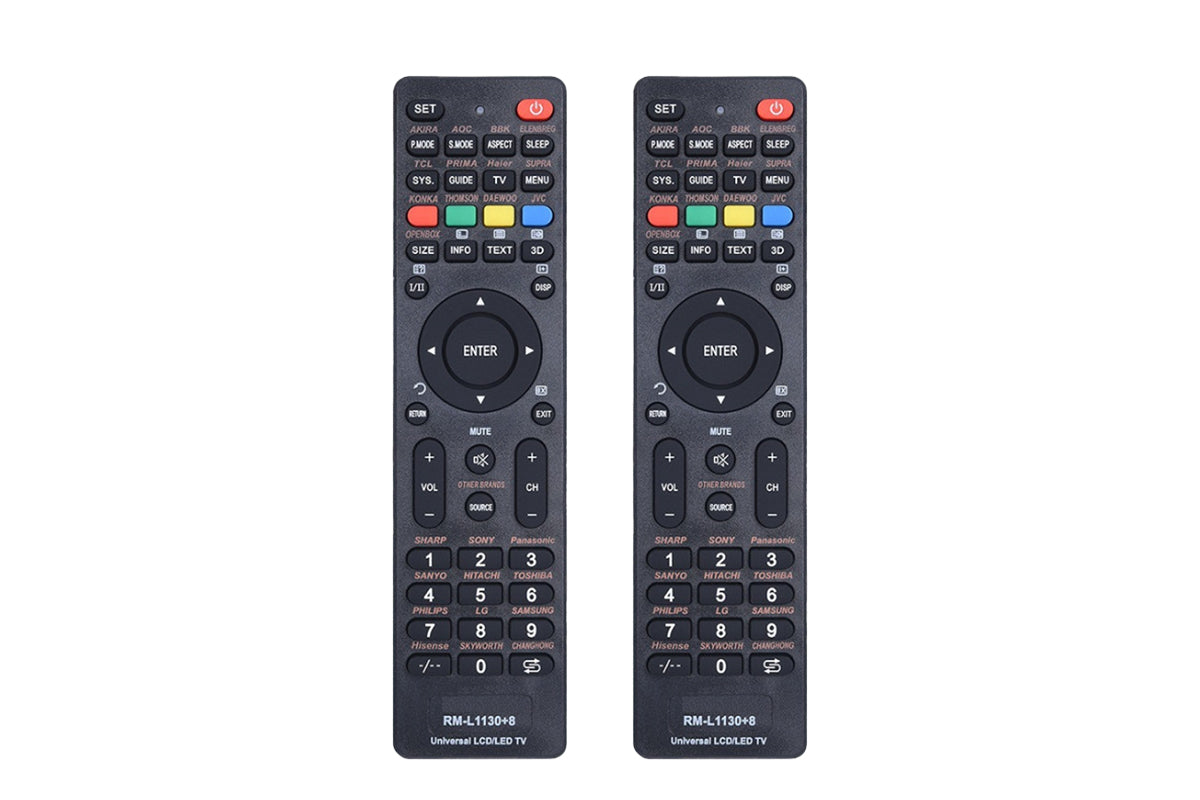 4Pcs Universal Smart TV Remote Control Multi Brand Compatible