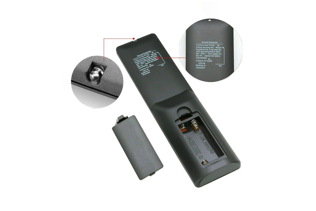 4Pcs Universal Smart TV Remote Control Multi Brand Compatible