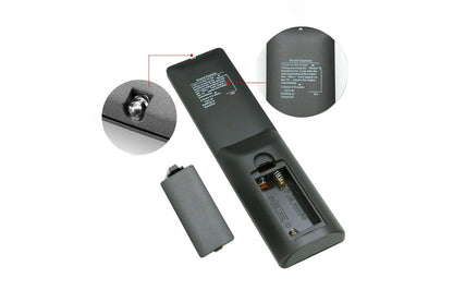 2Pcs Universal Smart TV Remote Control Multi Brand Compatible