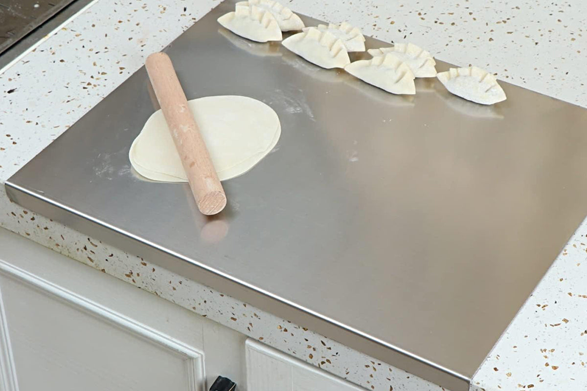 Stainless Steel Kitchen Cutting Board Pastry Chopping Bench