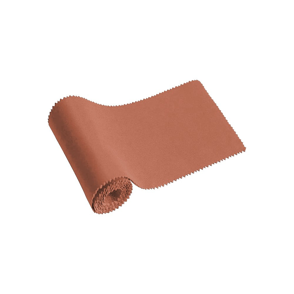 2Pcs 126x18cm Piano Keyboard Cover Dustproof Cover Cloth - Black+Orange