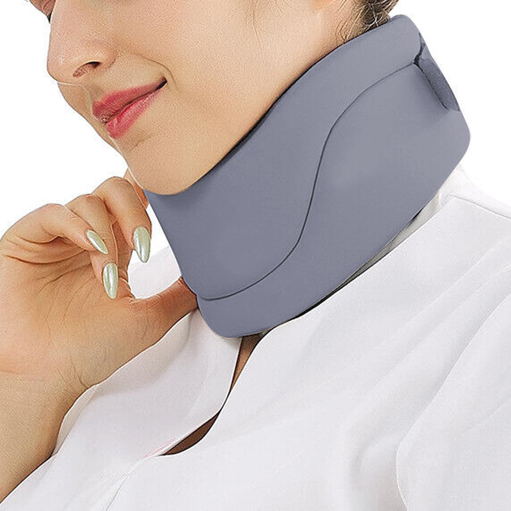 Cervicorrect Neck Brace Cervical Support Ergonomic Neck Collar for Travel Napping Gray