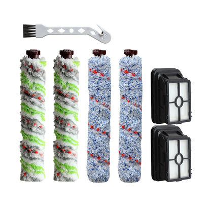 7Pcs Replacement Brush Roll Filter Kits Vacuum Cleaner Accessories for Bissell Crosswave 1866 1785 1934 1713Z