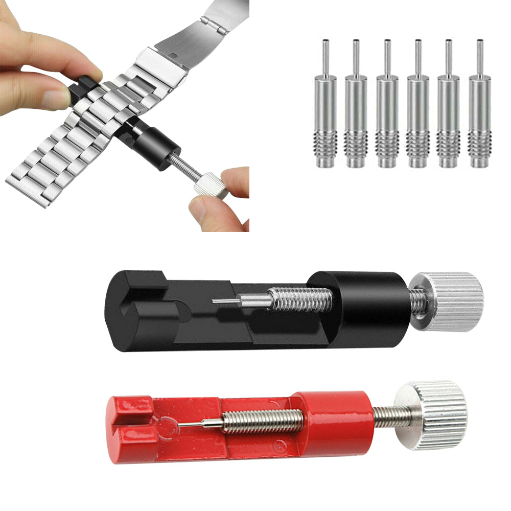 Set of 2Pcs Watch Band Link Pin Remover Adjuster Resizer Watch Repair Tool Kit