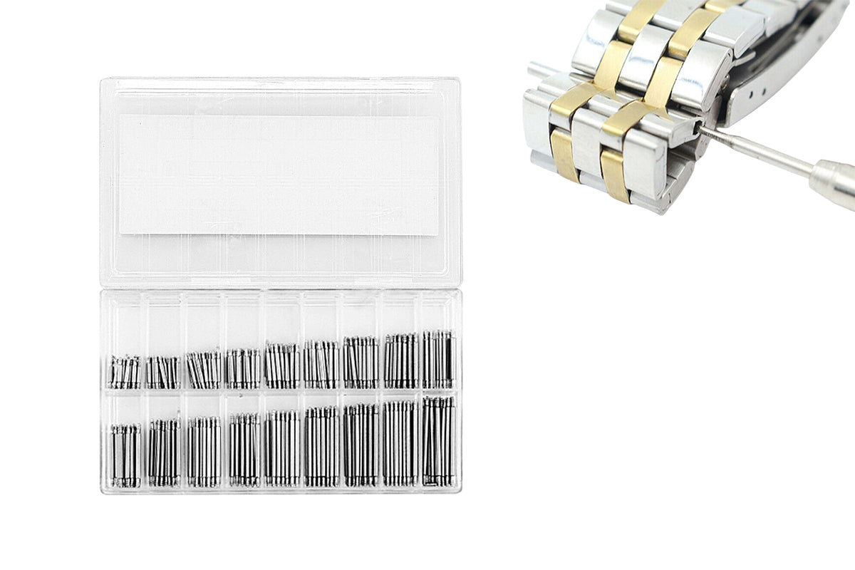 360Pcs Watch Band Pins Kit Watch Spring Bar Replacement Strap Link Pins