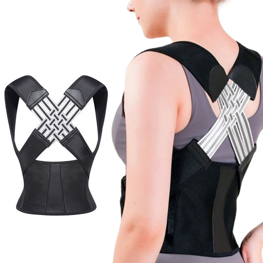 Adjustable Posture Corrector Low Back Support Shoulder Brace Belt for Women Men