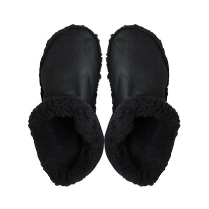 Fleece Fluffy Fuzzy Lining Warm Insoles for Crocs Black EU40-41