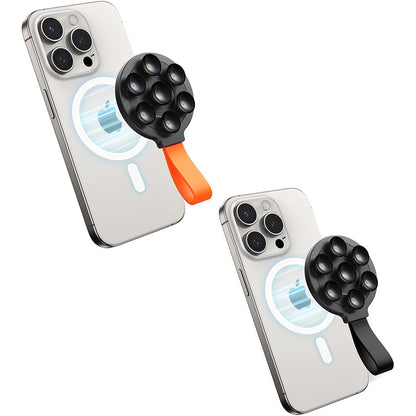 2Pcs Magnetic Silicone Suction Cup Phone Mount MagSafe Hands-Free Stand