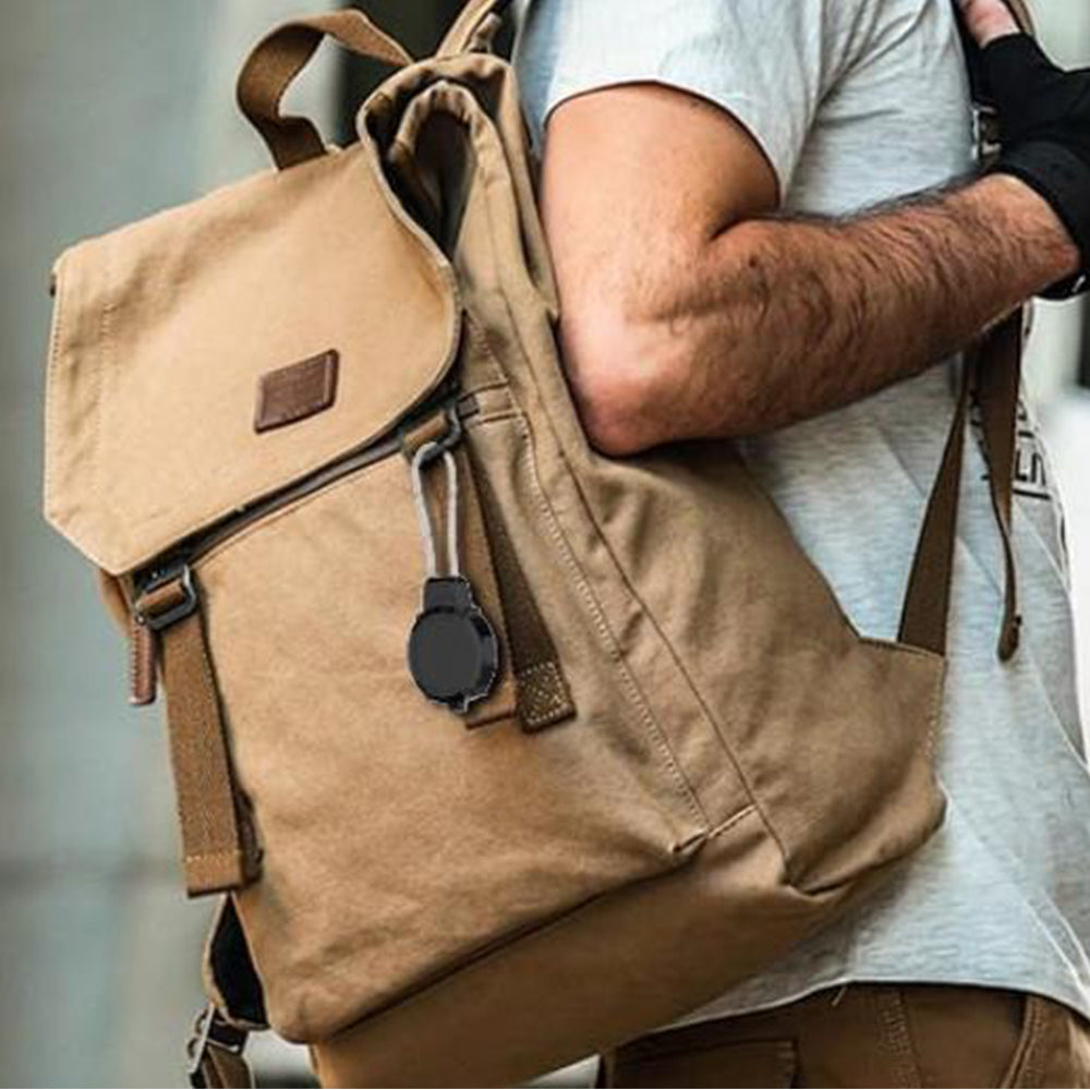 2Pcs For Apple AirTag Water-Resistant AirTag Keychain Holder with Wire Cable