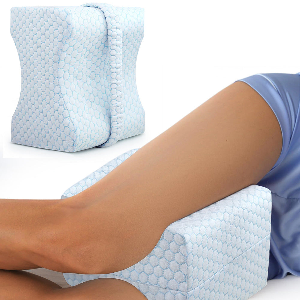 Memory Foam Knee Pillow Ergonomic Support Leg Pillow for Sleeping Recovery