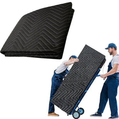 Non-woven Moving Blankets Furniture Packing Pads for Moving and Storage Black