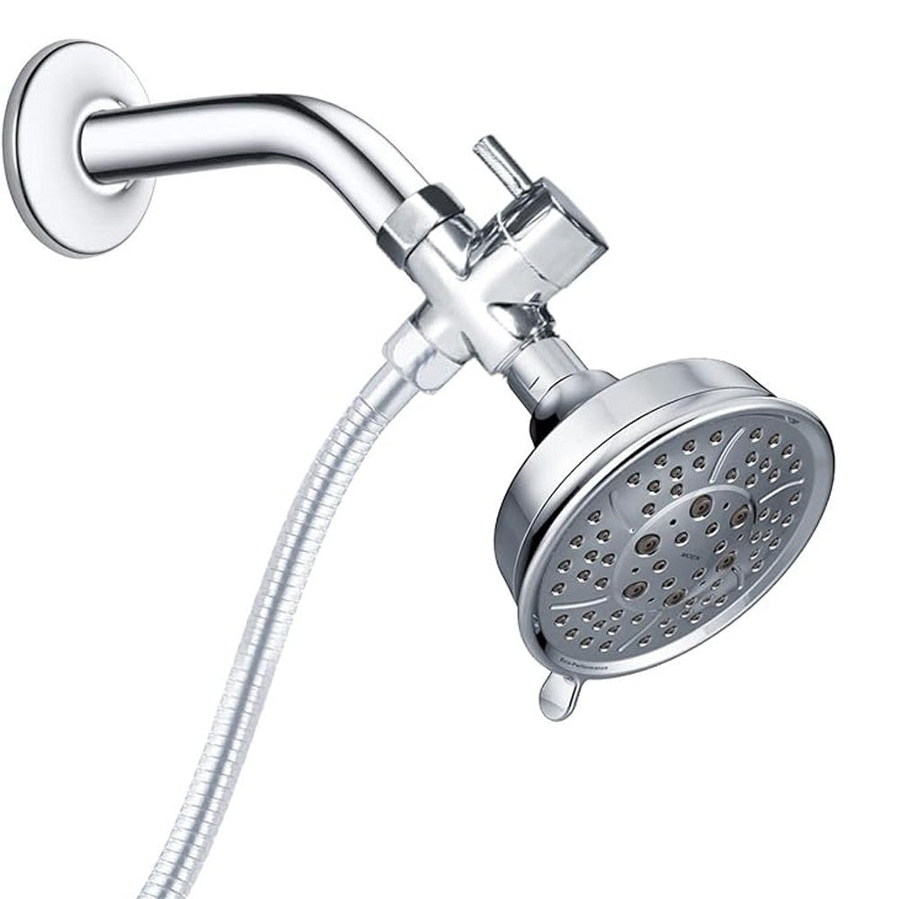 T-adapter G1/2'' Shower Head Valve 3-Way Diverter Valve Brass Chrome