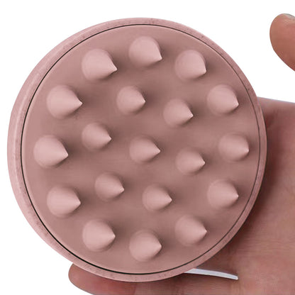 Shampoo Brush Hair Scalp Massager Shower Comb for Scalp Exfoliator Pink