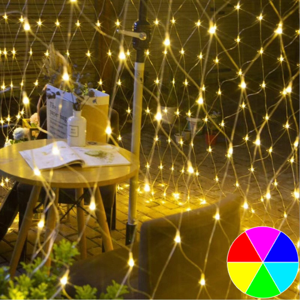 3M*2M 192LED Solar Fairy Net Light