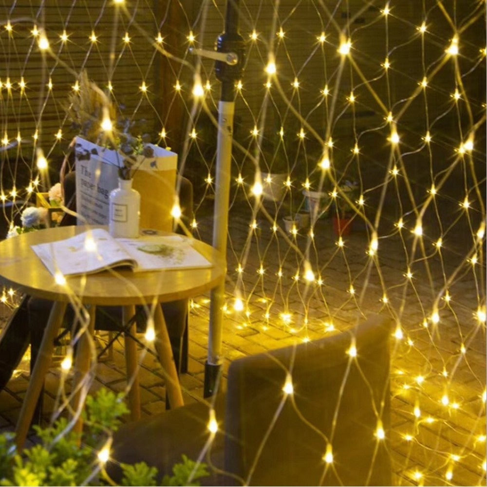 3M*2M 192LED Solar Fairy Net Light