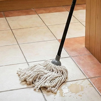 Cotton Mop with Stainless Steel Handle and Refill Head