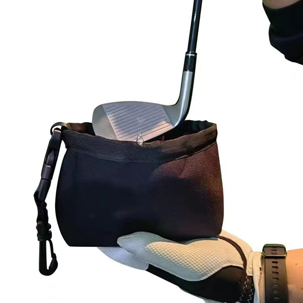 2Pcs Golf Club and Golf Ball Cleaning Bag Waterproof Golf Club Cleaner
