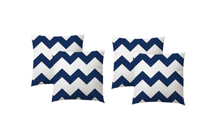 4Pcs 45X45CM Linen Geometric Throw Pillow Cushion Cover ST1