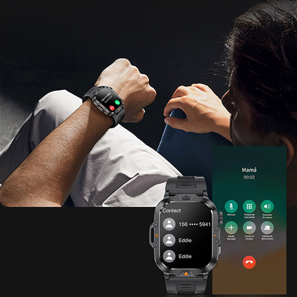 2.01in Smart Watch 100+ Sports Modes Fitness Smart Watch IP68 Waterproof Watch